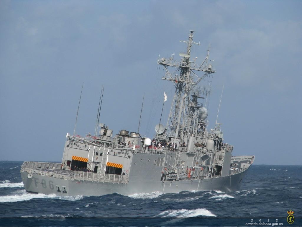 La fragata "Canarias" se incorpora a la Op. Atalanta.